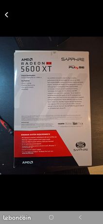 Carte graphique MSI Radeon RX 5600 XT Mech OC, spécifications et