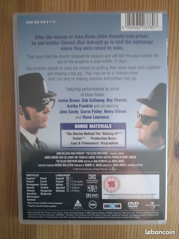 Les Blues Brothers [DVD] (image 2)