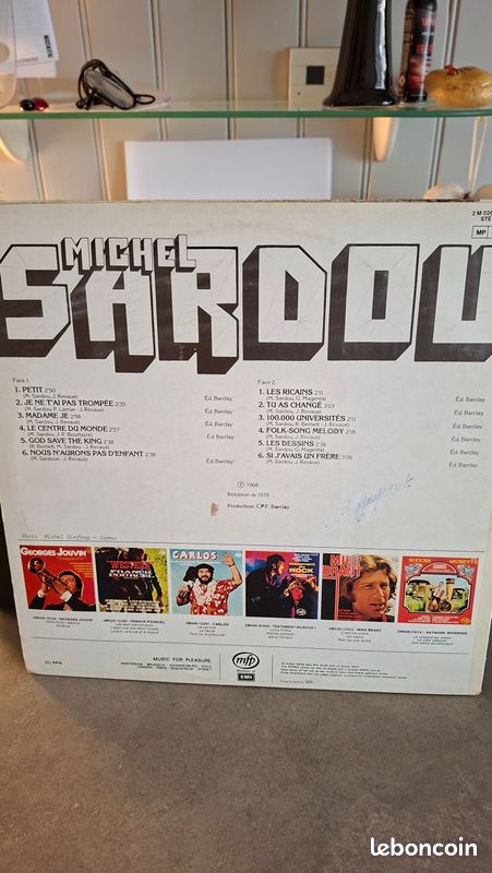 33 tours michel sardou ..les ricains (image 2)