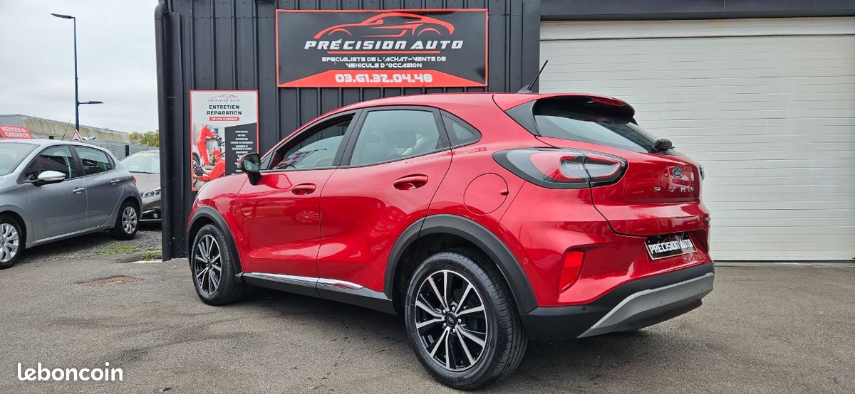 ☆Ford Puma / 1.0i EcoBoost 125 Ch MHEV / Pack Titanium / 2021 / Hybrid / Garantie / Reprise Possible ☆ (image 4)