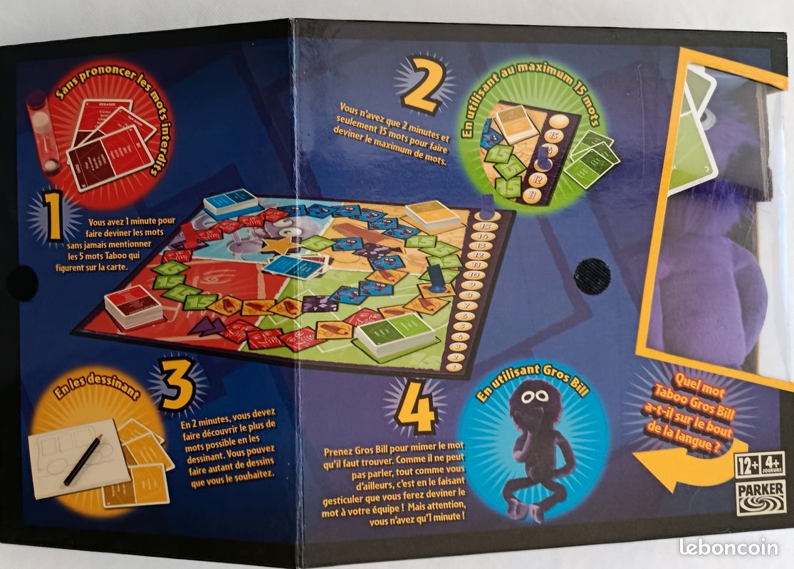 Jeu de plateau Taboo XXL version française en très bon état (image 2)