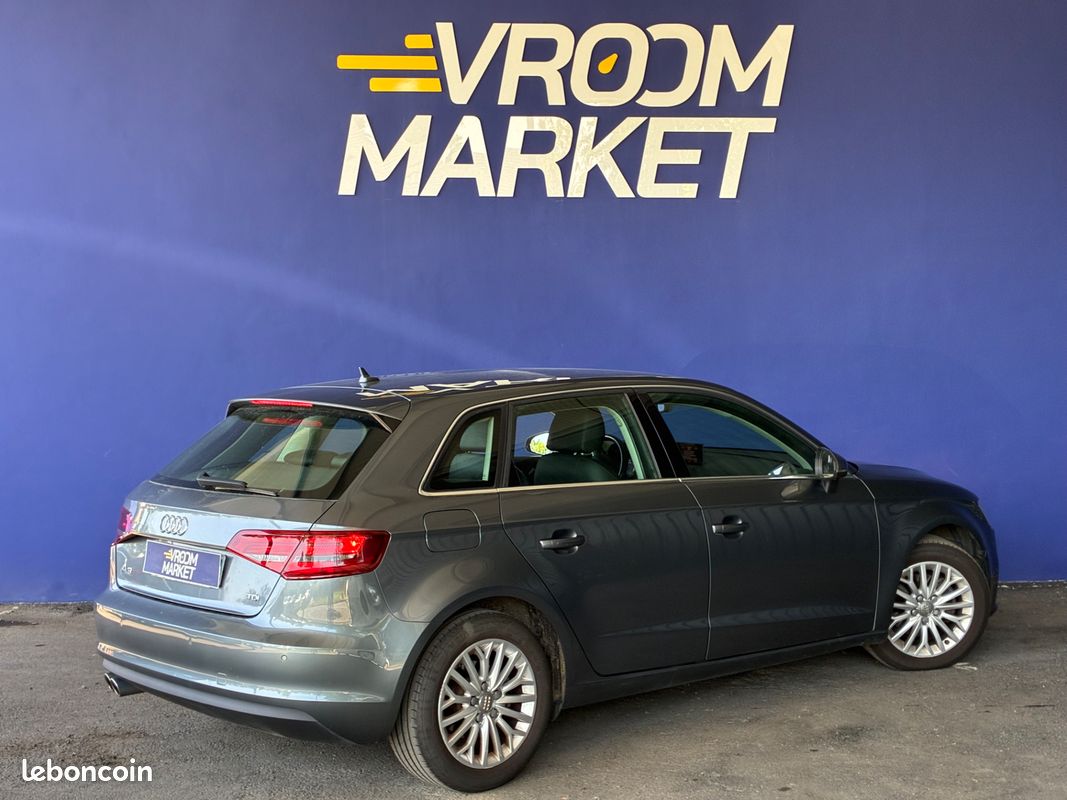 AUDI A3 2.0 D 150ch S line - 2013 - 166 000 km - Suivi complet - Distribution OK - Garantie 6 mois incluse (image 3)