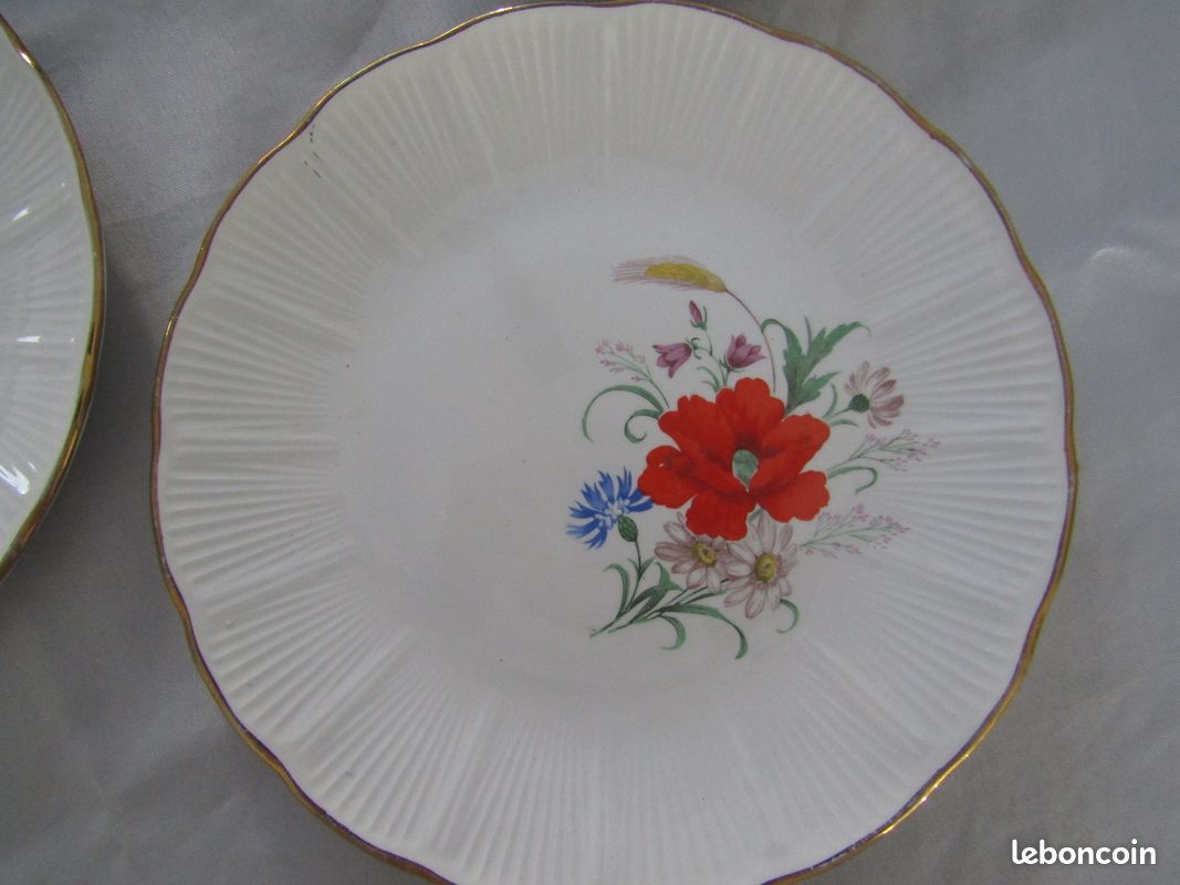 Assiettes dessert vintage (image 1)