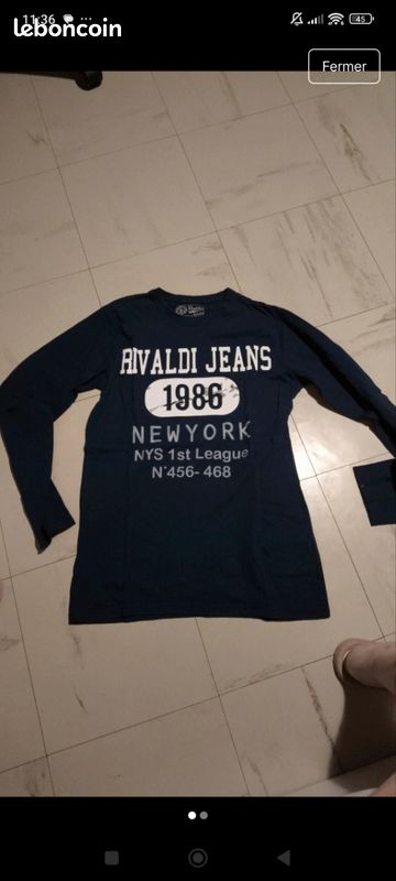 Tee shirt manche longue homme (image 1)