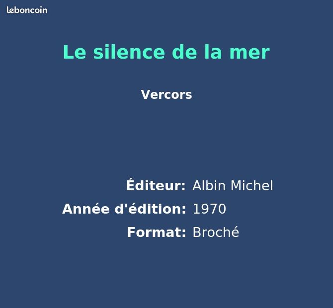 Le silence de la mer (image 2)