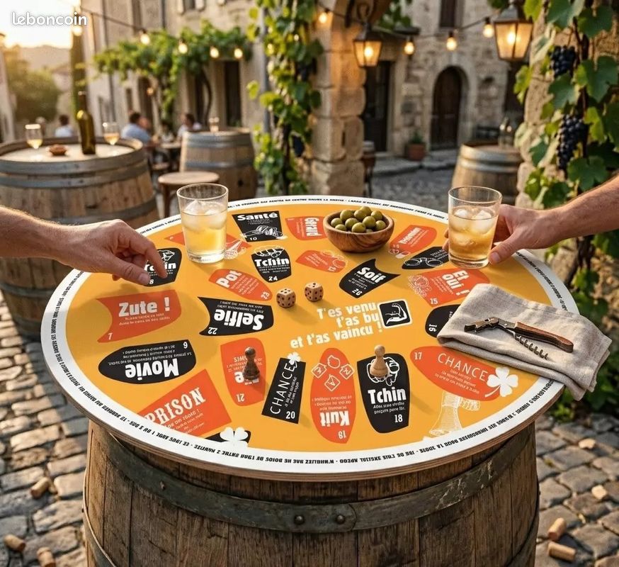 Plateau imprimé pour tonneau de vin (image 4)