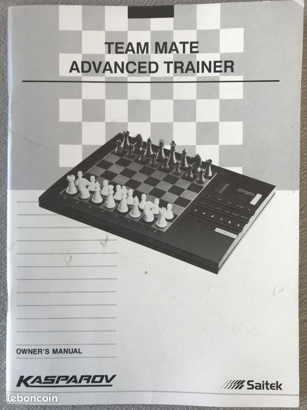 Saitek Kasparov Turbo Advanced Trainer – Ordinateur D'échecs – Jeu Vintage