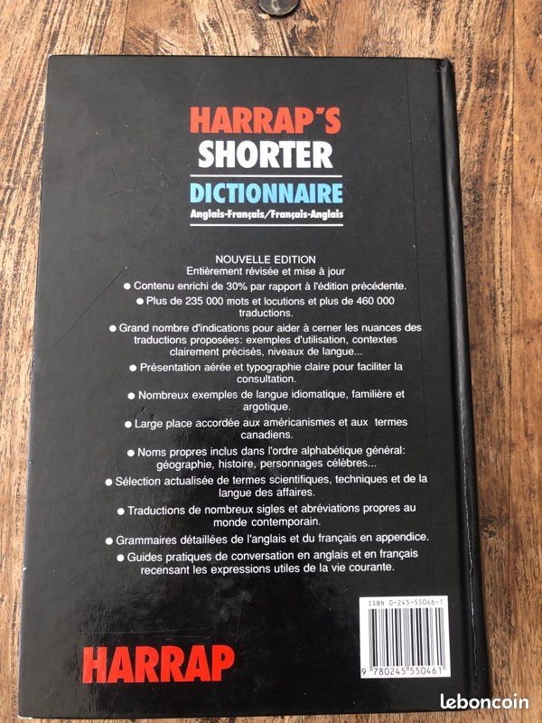 Dictionnaire Harrap’s anglais- français (image 4)