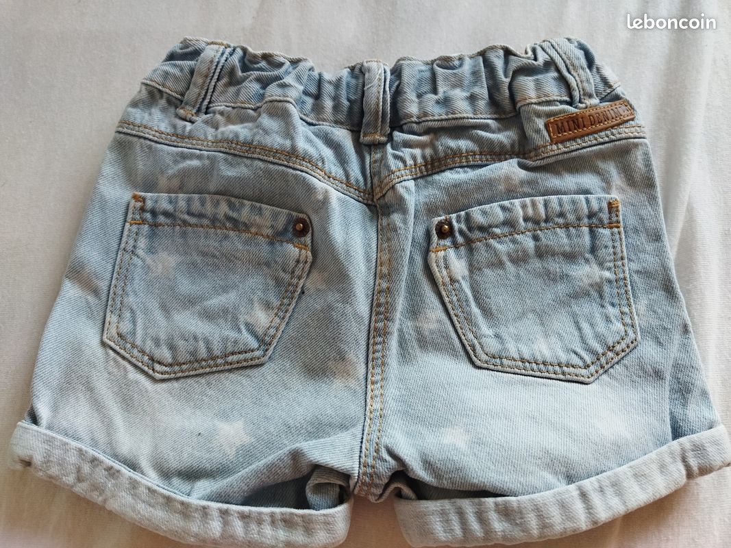 Short jean étoiles taille ajustable (image 5)