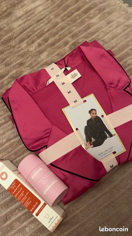 Top Pyjama Victoria's Secret Rose Super Doux - Vêtement De Loisir Neuf Avec étiquettes