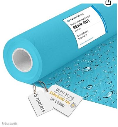 Lot de 2 tissu extérieur 160cm x 5 m NEUF (image 1)
