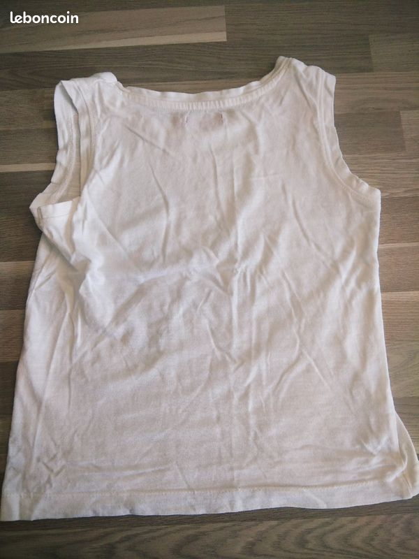 Débardeur garçon 6 ans blanc (image 2)