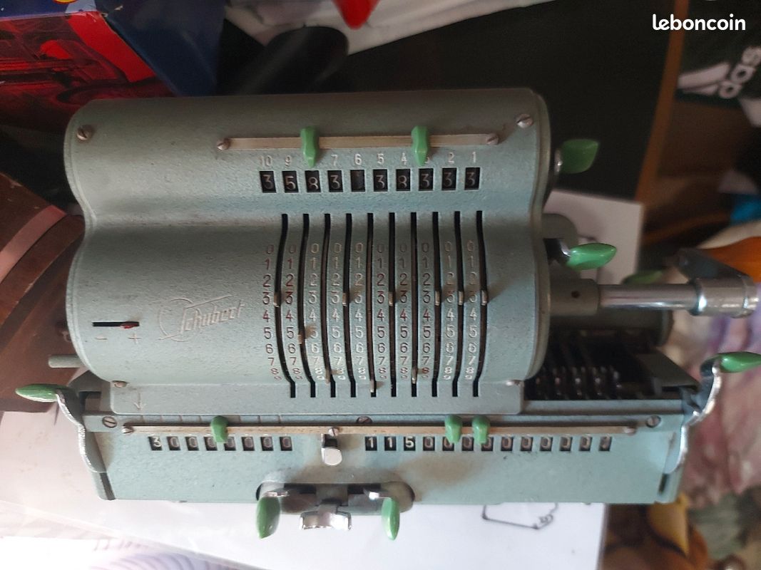 Calculatrice ancienne schubert rastatt 1973 (image 1)