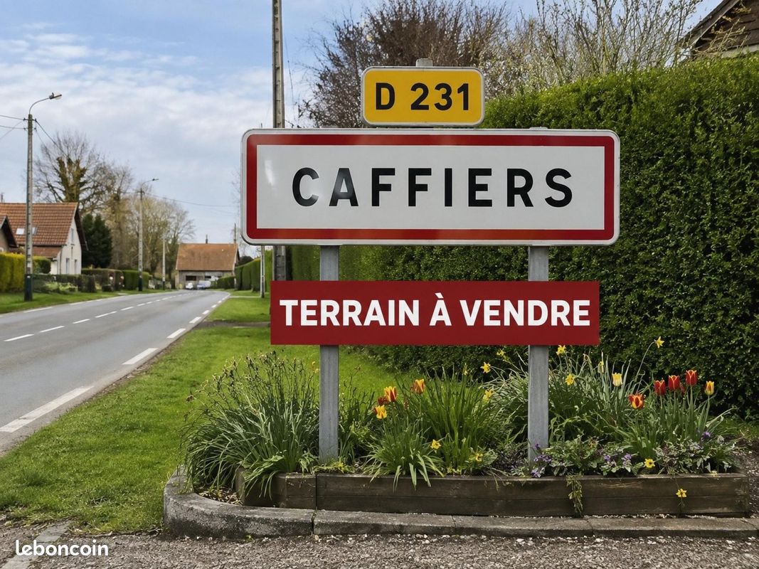 Terrain 1027 m² · à Caffiers · 1 027 m² · 89 500 €