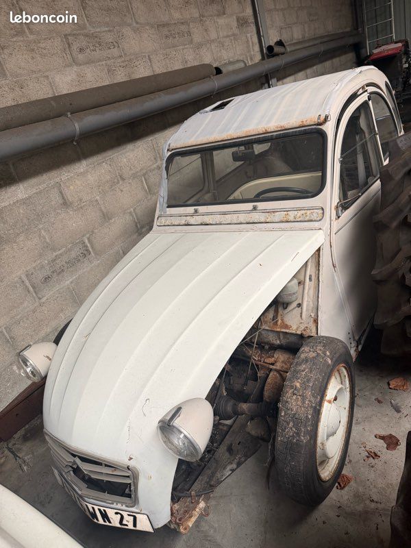 Citroën 2CV6 à restaurer – projet restauration / collection (image 1)