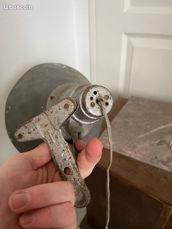 Lampe Clip Industrielle Vintage LITA 50/60's - Spot Métal Gris, Déco Atelier