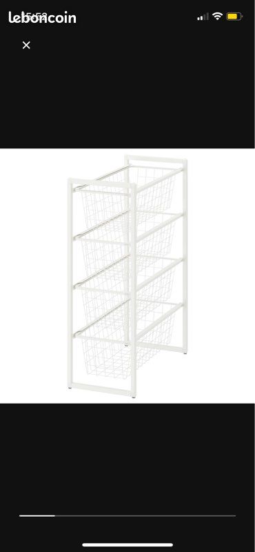 Étagère métallique ikea (image 1)
