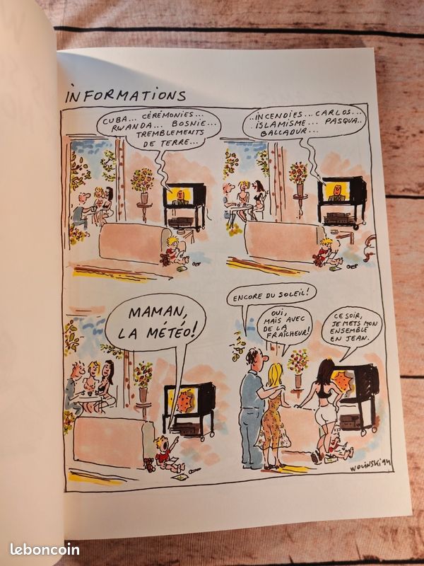 BD en souple, Nous sommes en train de nous en sortir, Wolinski (image 4)