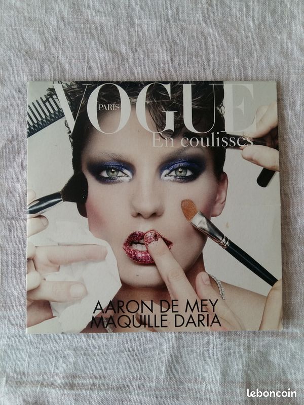 Dvd Vogue Paris en coulisses Aaron de May maquille Daria Werbowy (image 1)