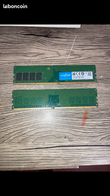 Barrette de RAM crucial ddr4 16gb 2666mhz (image 4)