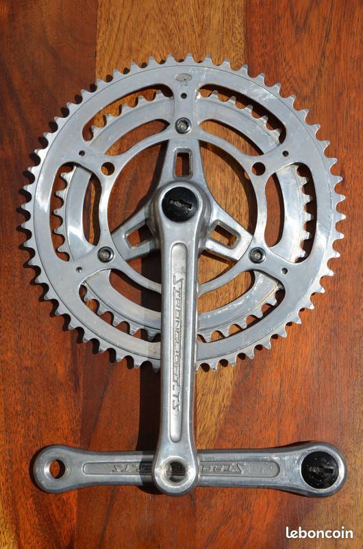 Pédalier Stronglight 55 S – Longueur 170 Mm, Plateau 50 Dents, Alu, Pour Vélo Route – Neuf Sous Emballage (NOS)