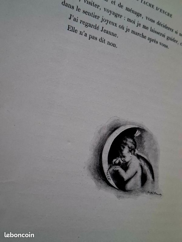 Une tâche d'encre, René Bazin - roman de 1888 - ouvrage couronné par l'Académie ; compositions d'André Brouillet ; Alfred Mame Et Fils, Éditeurs, Tours M DCCCC. Lvr collpseu (image 14)