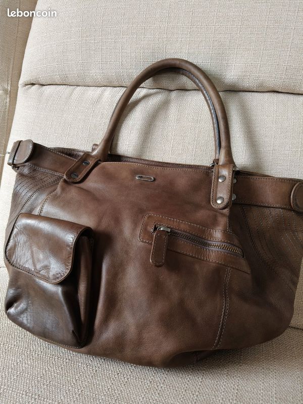 Ikks - sac cabas The Fisherboy taupe (image 4)