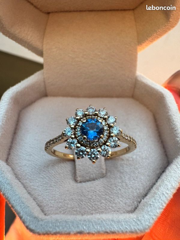 Gemmyo Bijoux Saphir Gemmyo Bague Bague Fiancaille Et Bague