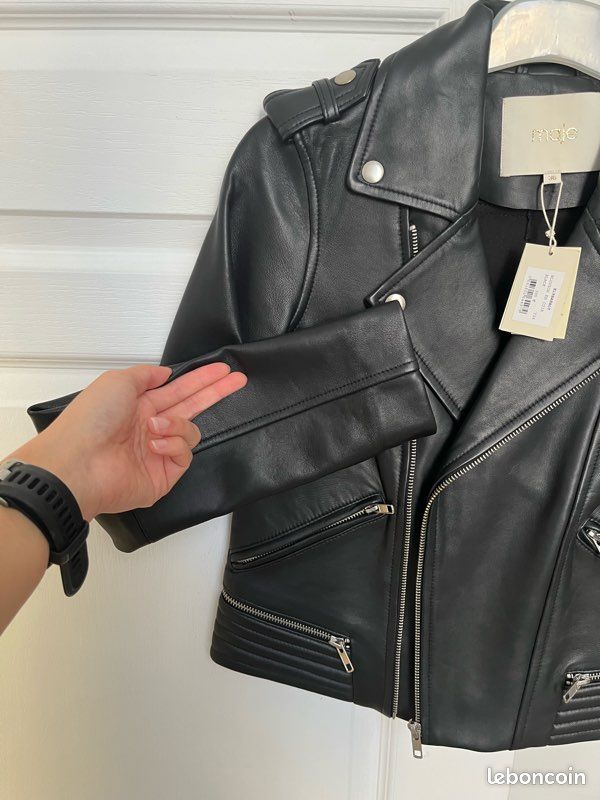 Veste en cuir Maje 36 Vêtements