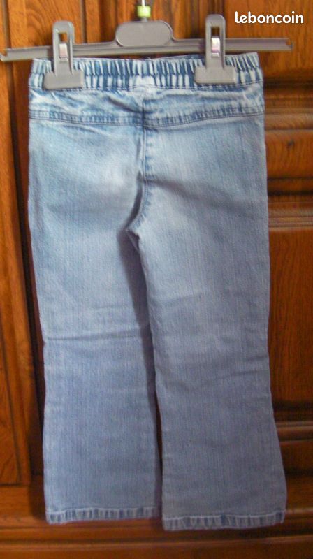 Jean Vynil Fraise - Taille 5 ans (image 3)