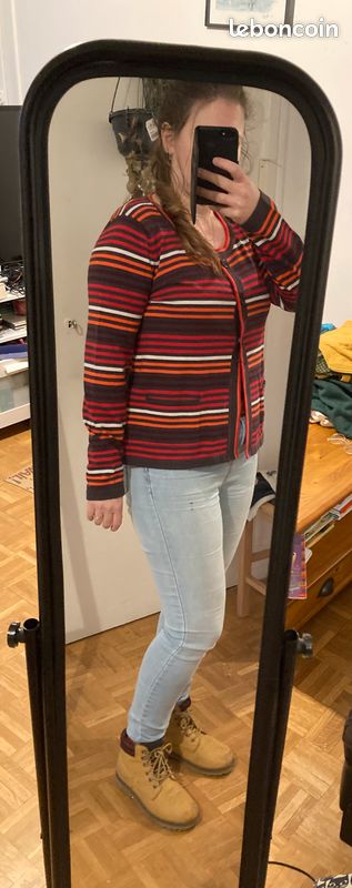 Gilet cardigan à boutons anne weyburn taille 38 40 (image 2)