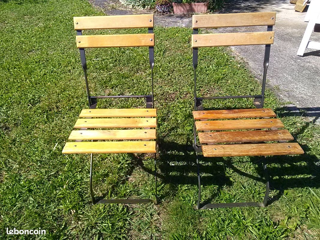 Chaise de bistrot pliable (image 2)