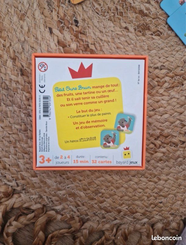 Jeux de mémoire Petit Ours Brun - Bayard jeux (image 6)