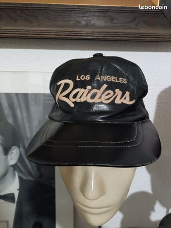 Casquette Snapback Los Angeles Raiders Logo Athletic - Éclaboussure Multicolore - Taille Unique - Vintage Rare