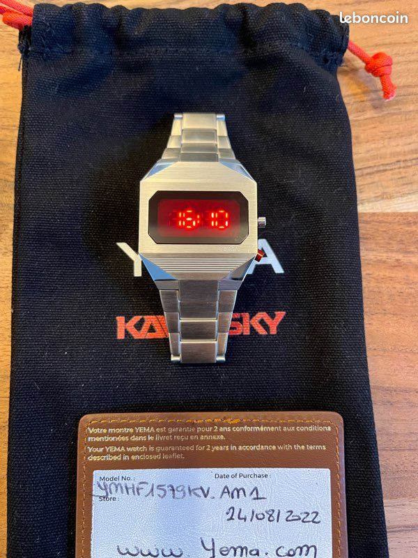 Étui De Voyage Pour Montre De Marque Yema - Occasion - Fabriqué En France