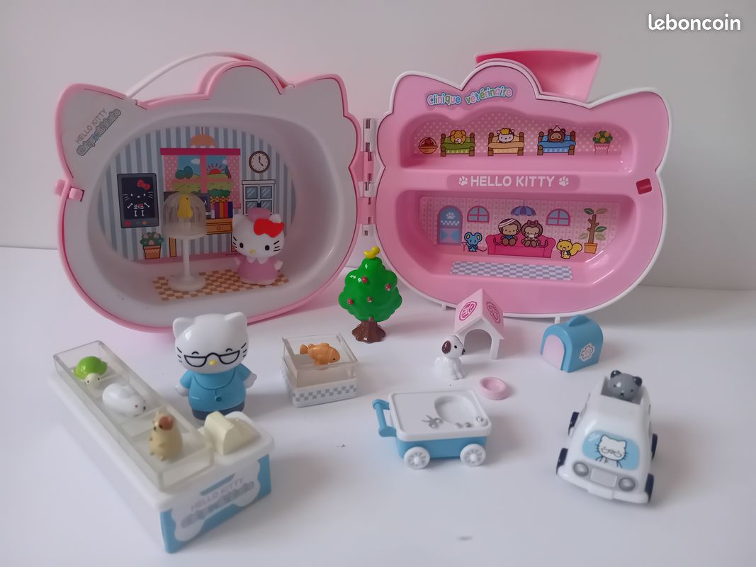 Mallette Hello Kitty - Clinique Vétérinaire (Complète avec Animaux) (image 1)