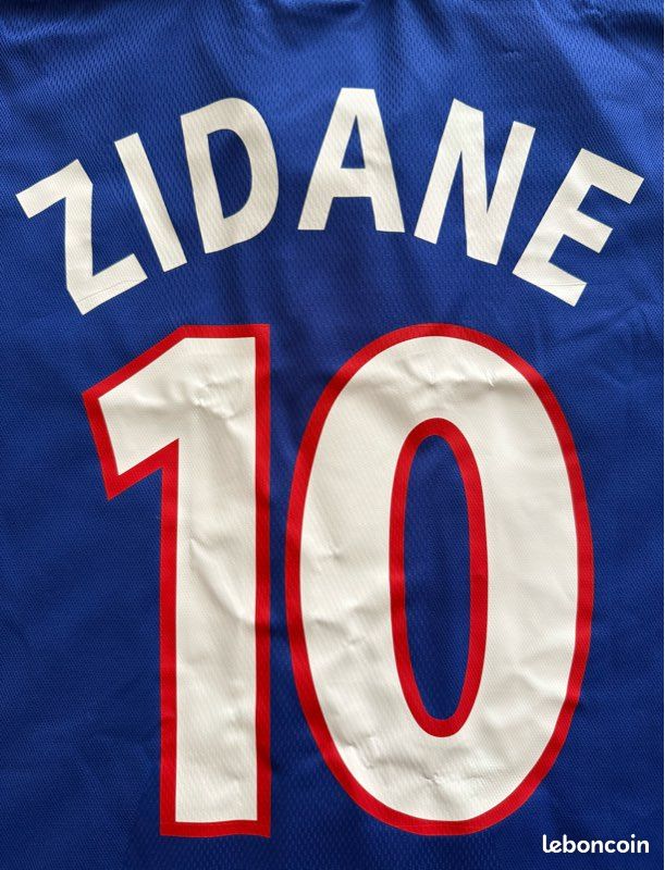 Maillot France Zidane Euro 2000 FFF Adidas BNWT Jersey Shirt