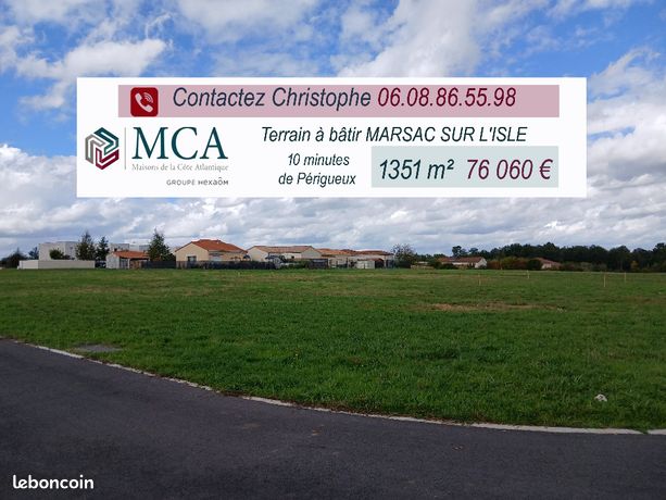 Terrain 1 351 m² Perigueux