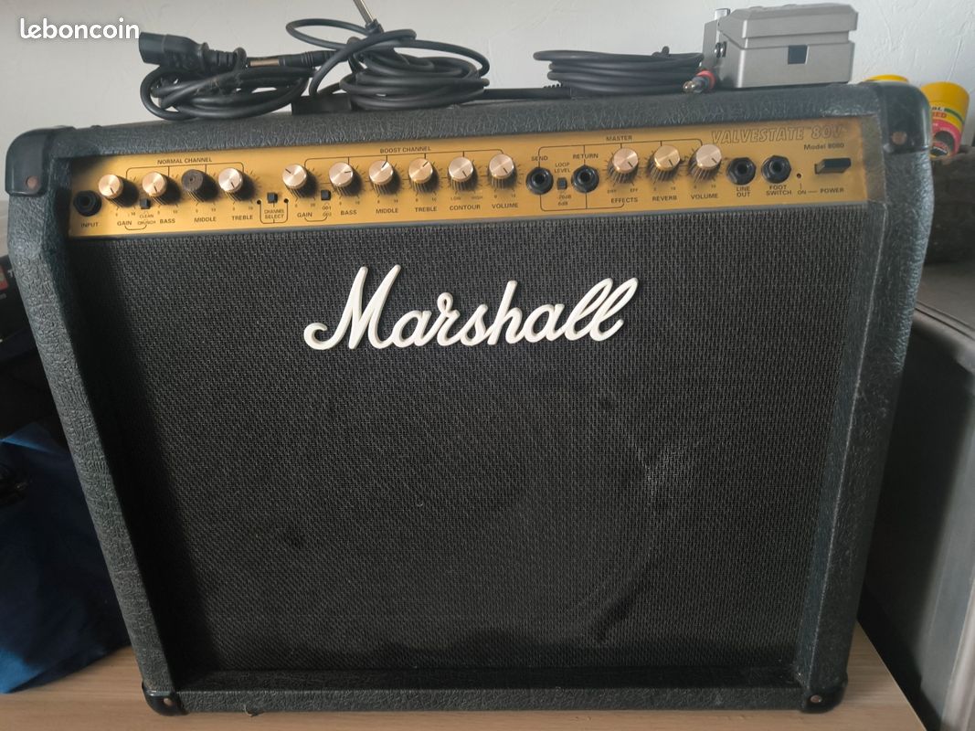 Ampli marshall + pédale eccho /delay ihannez (image 1)