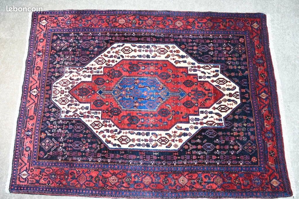 Tapis Senneh persan 158x121 cm (image 1)