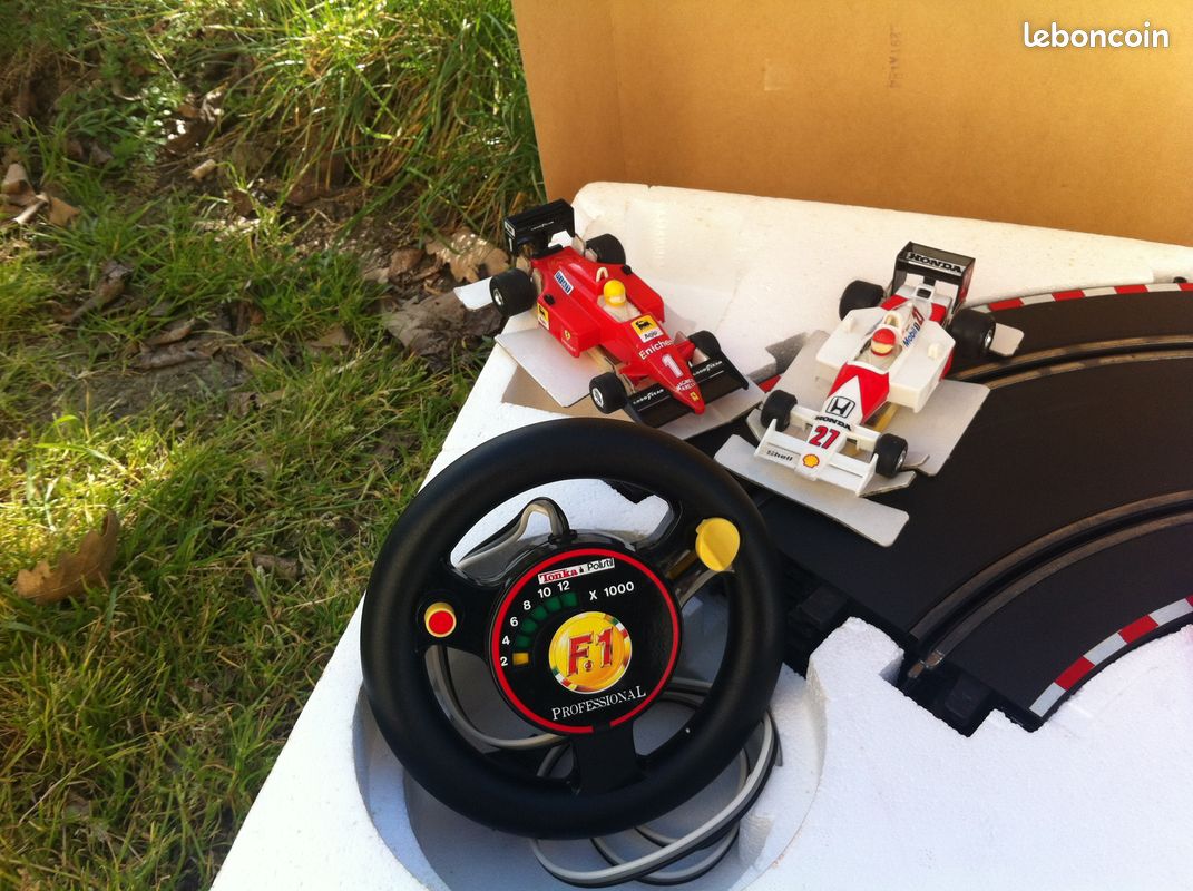 Circuit De Voiture Tomy Micrex Polistil – Neuf Sous Blister, Prêt à Faire La Course !