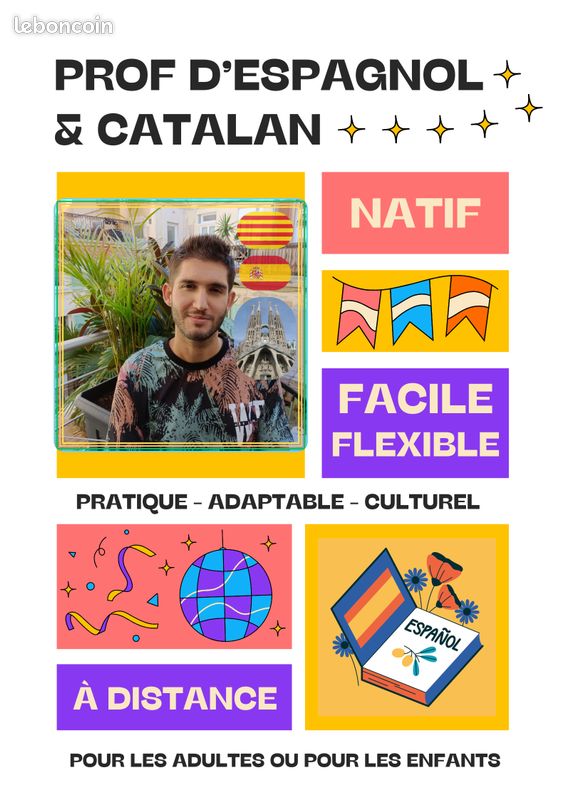 Professeur d'Espagnol et Catalan Natif (Visio) (image 1)