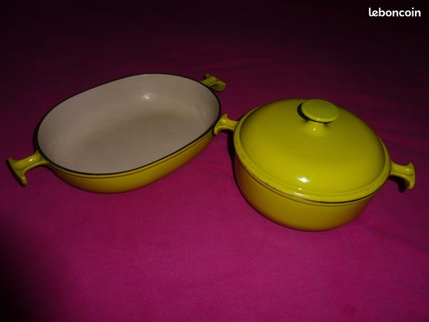 COCOTTE EN FONTE Le Creuset n° 29 design Enzo Mari EUR 120,00 - PicClick FR