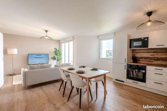 Appartement T4 rénové et meublé – Ville-La-Grand