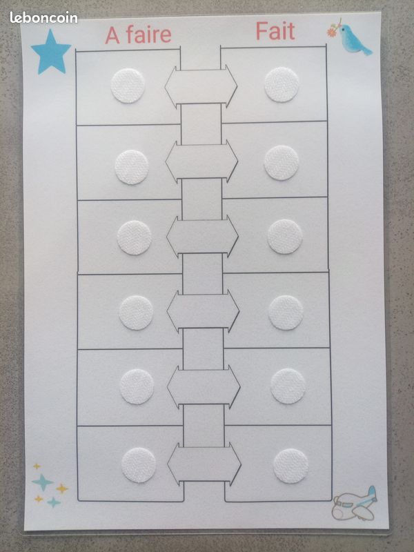 Pictogrammes Montessori Velcro Routine Visuelle Montessori Avec Pictogrammes - Aide à L'Autonomie Enfants TSA TDAH Routine Enfant Matin Et Soir