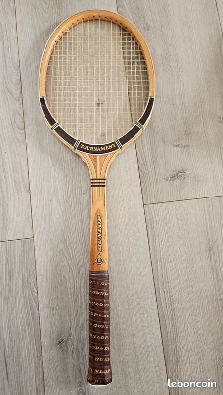 Lot 3 raquettes de tennis en bois vintage – Dunlop & Donnay – Années 70 – Déco / Collection - Collection
