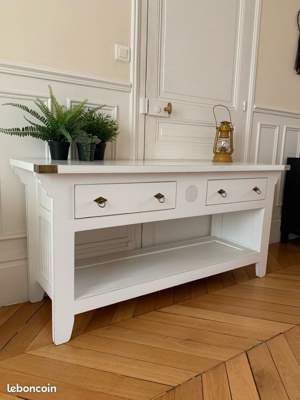 Meuble bas, console type campagne (image 3)