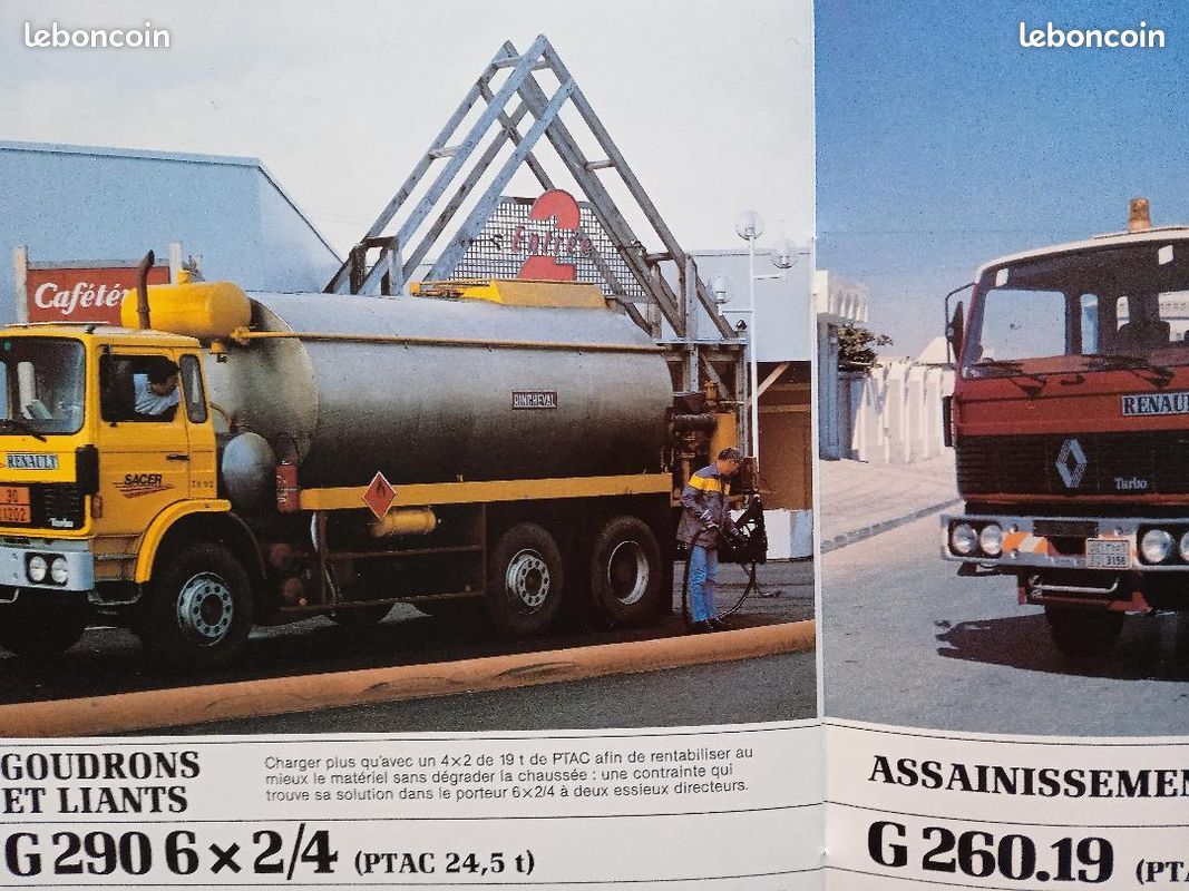 1988_ Camions RENAULT_ Cat. 16 p._" Trs CITERNIER "_ PARFAIT ÉTAT (image 5)