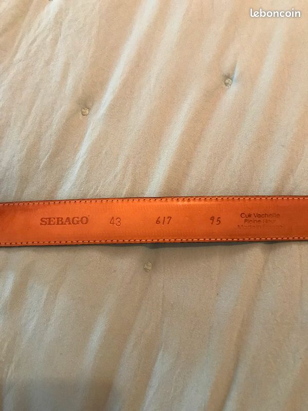 Ceinture SEBAGO en cuir de vachette (image 3)