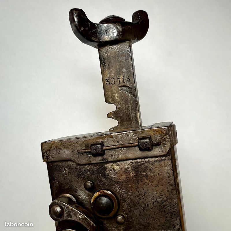 Cric à Onglet/pince Ancien En Bois Dur - Vintage - Très Bon état - Royaume-Uni